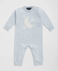 Cashmere Moon Motif Onesie | Brooks Brothers sale