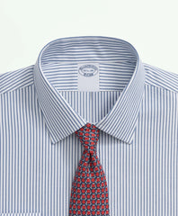 Brooks Brothers Explorer Collection Non-Iron Twill Ainsley Collar, Stripe Dress Shirt | Brooks Brothers cheap