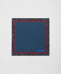 Paisley Border Silk Pocket Square | Brooks Brothers on sale