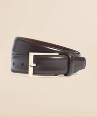 Gold Buckle Leather Dress Belt | Brooks Brothers cheap