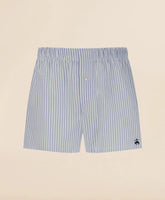 Slim Fit Cotton Broadcloth Striped Boxers | Brooks Brothers on sale