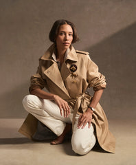 Supima® Cotton Gabardine Trench Coat | Brooks Brothers online shop