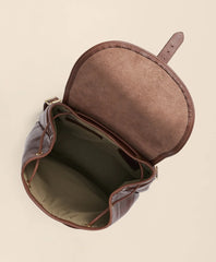 Leather Drawstring Backpack | Brooks Brothers online shop