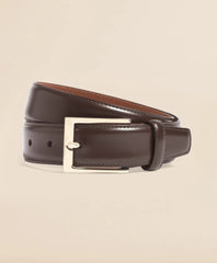 Gold Buckle Leather Dress Belt | Brooks Brothers cheap