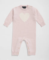 Cashmere Heart Motif Onesie | Brooks Brothers discount