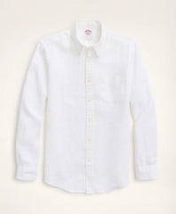 Big & Tall Sport Shirt, Irish Linen | Brooks Brothers on sale