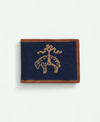 Smathers & Branson Cotton Needlepoint Billfold Wallet | Brooks Brothers sale