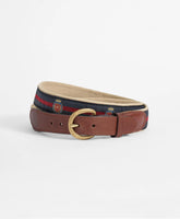 Ribbon Overlay Brooks Brothers Crest Belt | Brooks Brothers discount