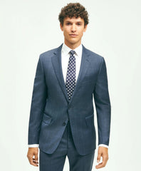 Classic Fit Wool Windowpane 1818 Suit | Brooks Brothers online shop