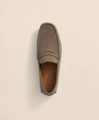 Jefferson Suede Driving Moccasins | Brooks Brothers online