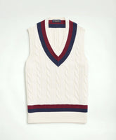 Vintage-Inspired Tennis V-Neck Vest in Supima® Cotton | Brooks Brothers cheap
