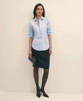 Classic-Fit Non-Iron Stretch Supima® Cotton Dress Shirt | Brooks Brothers cheap