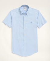 Stretch Non-Iron Oxford Button-Down Collar Short-Sleeve Sport Shirt | Brooks Brothers online shop
