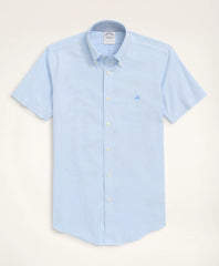 Stretch Non-Iron Oxford Button-Down Collar Short-Sleeve Sport Shirt | Brooks Brothers online shop