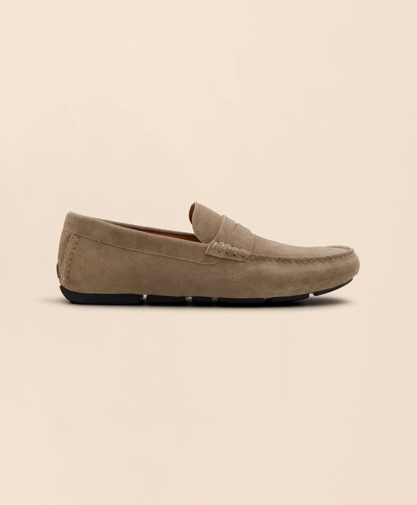Jefferson Suede Driving Moccasins | Brooks Brothers online