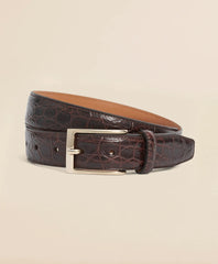 Leather Embossed Belt | Brooks Brothers online