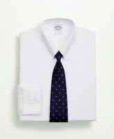 Stretch Supima® Cotton Non-Iron Twill Button-Down Collar Dress Shirt | Brooks Brothers online shop