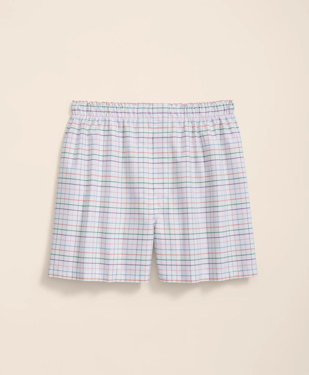 Cotton Broadcloth Tattersall Boxers | Brooks Brothers on sale