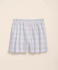 Cotton Broadcloth Tattersall Boxers | Brooks Brothers on sale