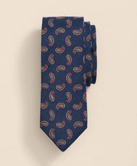 Linen-Silk Paisley Tie | Brooks Brothers online shop
