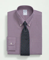 Big & Tall Stretch Supima® Cotton Non-Iron Poplin Polo Button-Down Collar, Checked Dress Shirt | Brooks Brothers cheap