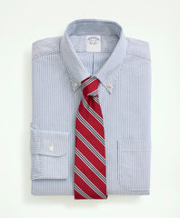 American-Made Oxford Cloth Button-Down Stripe Dress Shirt | Brooks Brothers cheap