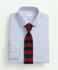 Brooks Brothers Explorer Collection Non-Iron Twill Ainsley Collar, Check Dress Shirt | Brooks Brothers online shop