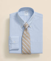 Pure Supima® Cotton Regular-Finish Polo Button Down Collar, Micro Windowpane Dress Shirt | Brooks Brothers discount