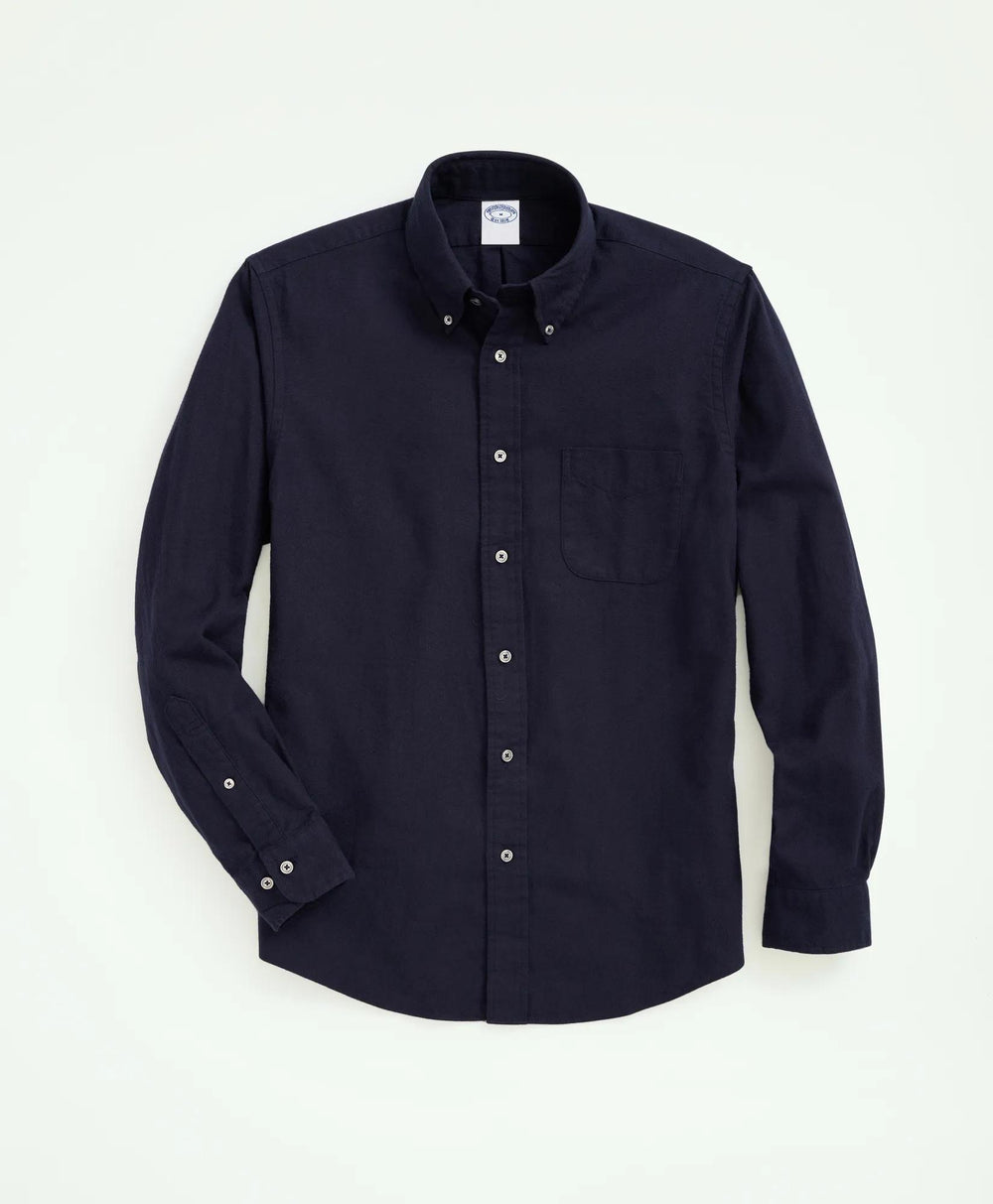 Portuguese Flannel Polo Button Down Collar Shirt | Brooks Brothers discount