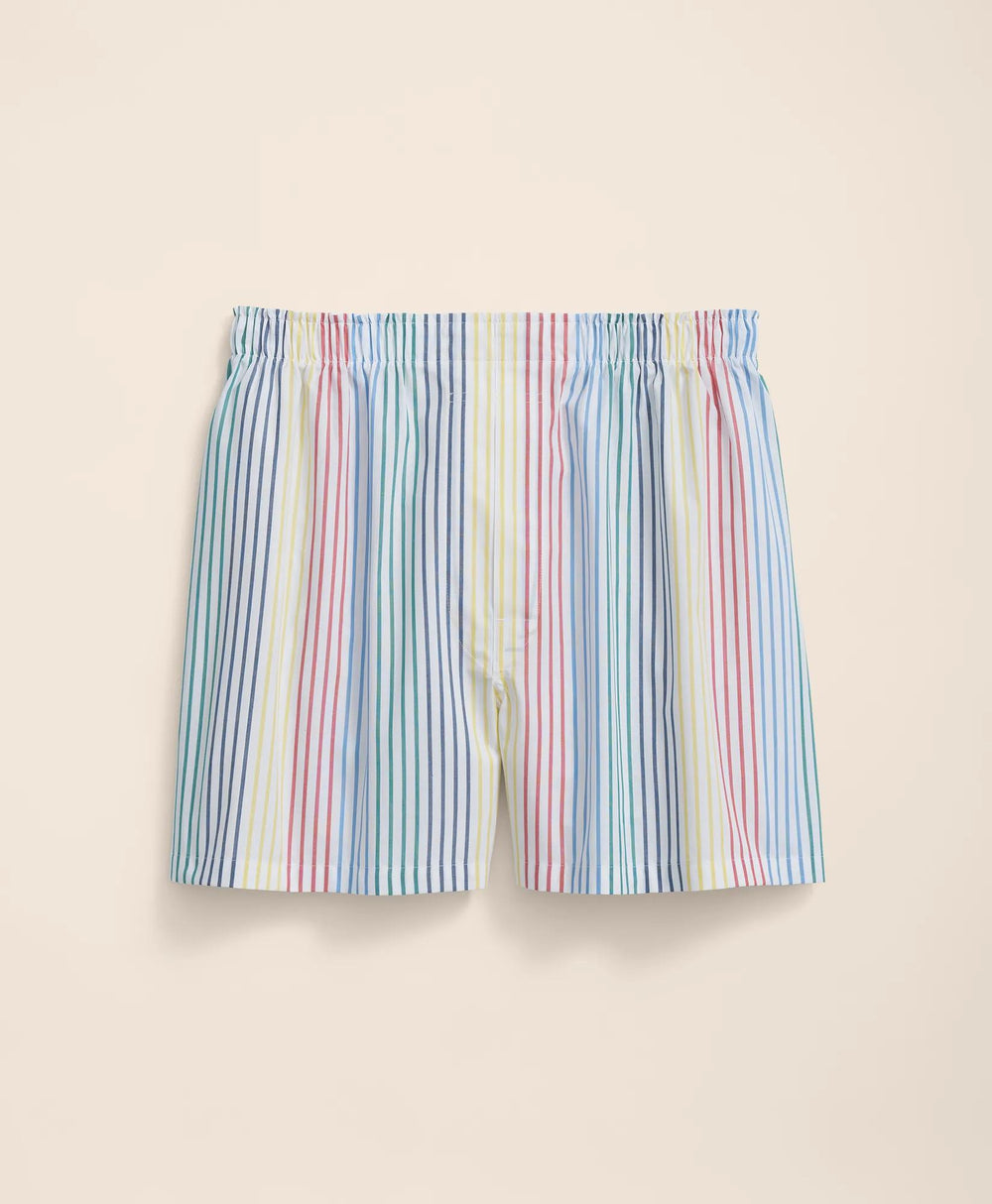 Cotton Broadcloth Archive Stripe Boxers | Brooks Brothers for sale