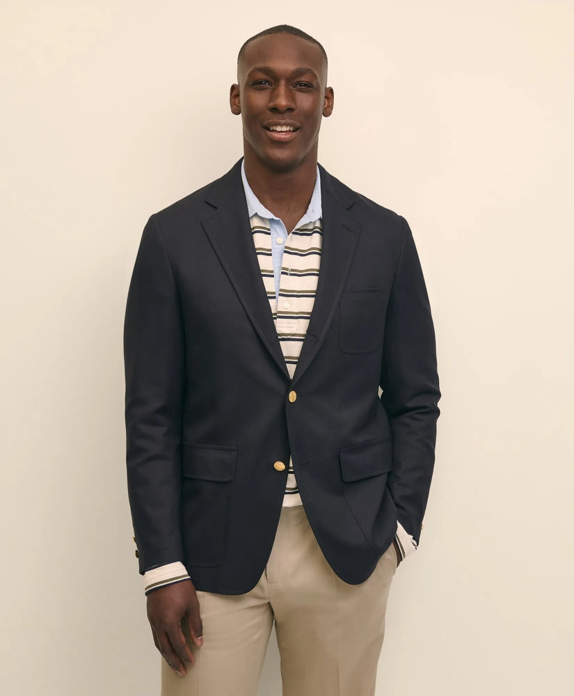 1818 No. 1 Sack Blazer in Dobby Wool | Brooks Brothers online shop