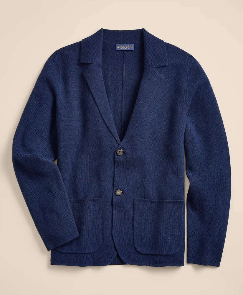3-Ply Cashmere Cardigan Blazer | Brooks Brothers online shop