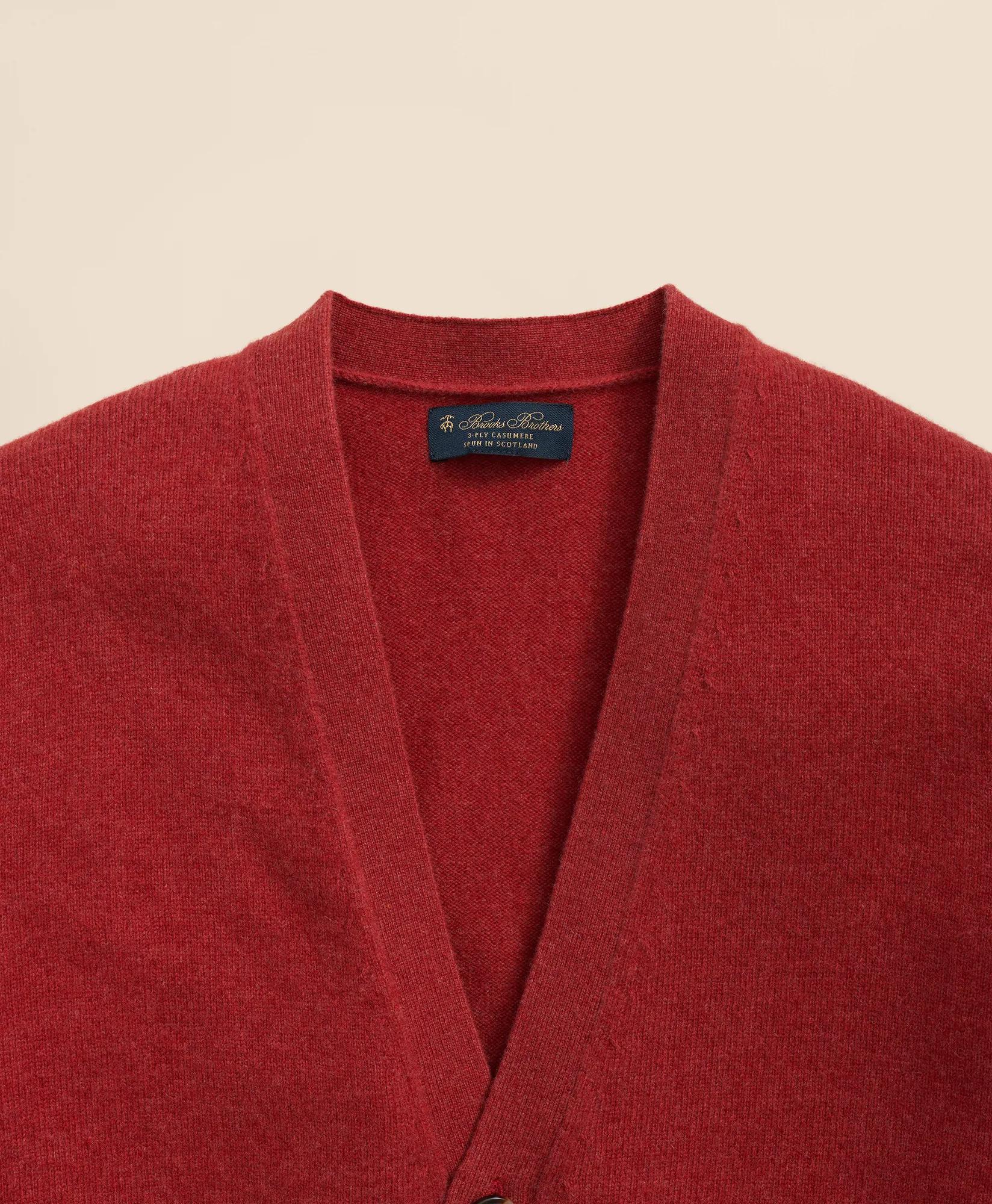3-Ply Cashmere Cardigan Sweater | Brooks Brothers for sale