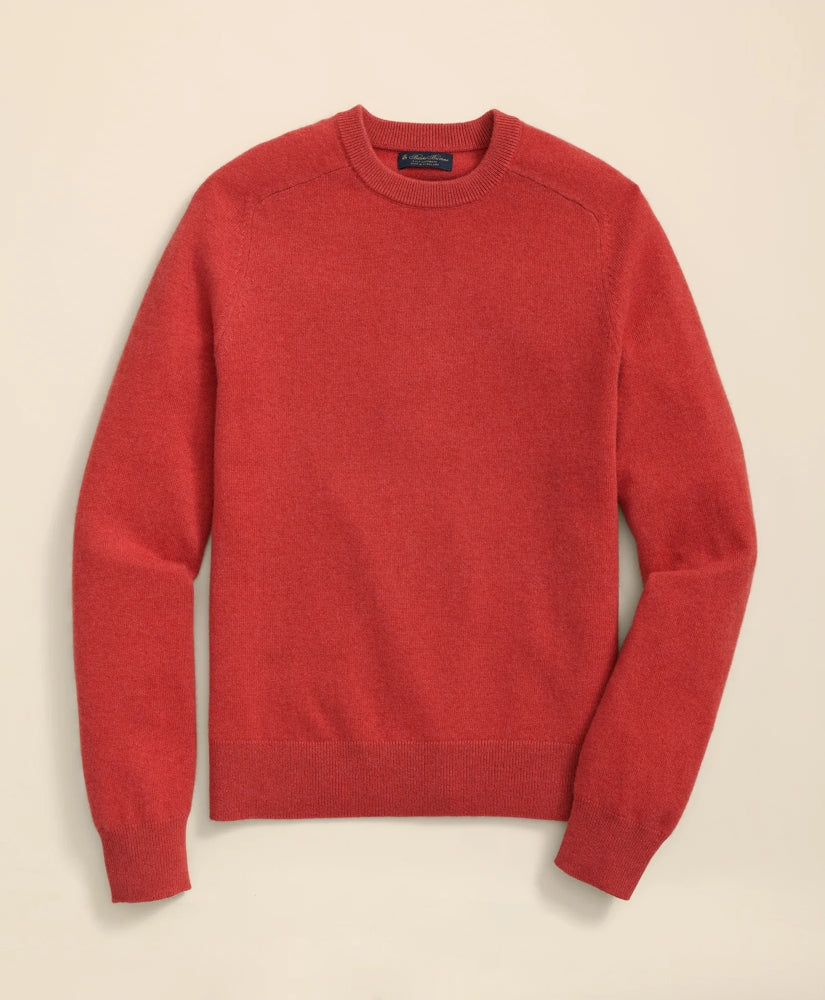 3-Ply Cashmere Crewneck Saddle Shoulder Sweater | Brooks Brothers sale