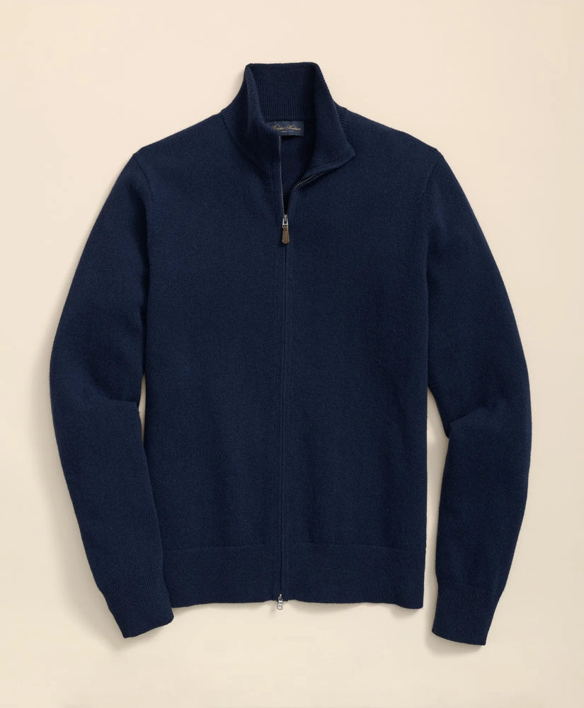 3-Ply Cashmere Full-Zip Cardigan | Brooks Brothers on sale
