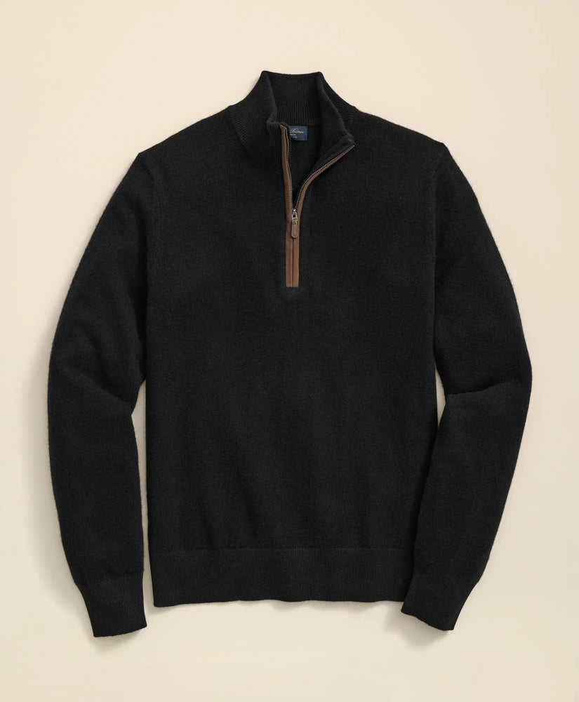 3-Ply Cashmere Quarter-Zip Sweater | Brooks Brothers cheap