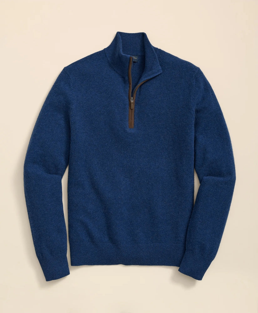 3-Ply Cashmere Quarter-Zip Sweater | Brooks Brothers cheap