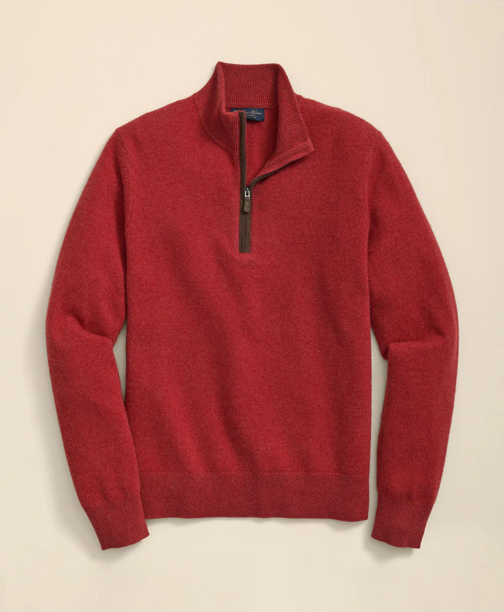 3-Ply Cashmere Quarter-Zip Sweater | Brooks Brothers cheap