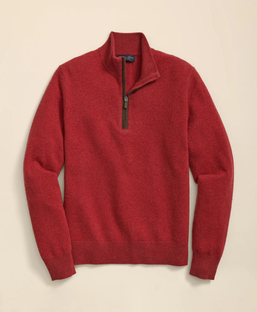 3-Ply Cashmere Quarter-Zip Sweater | Brooks Brothers cheap