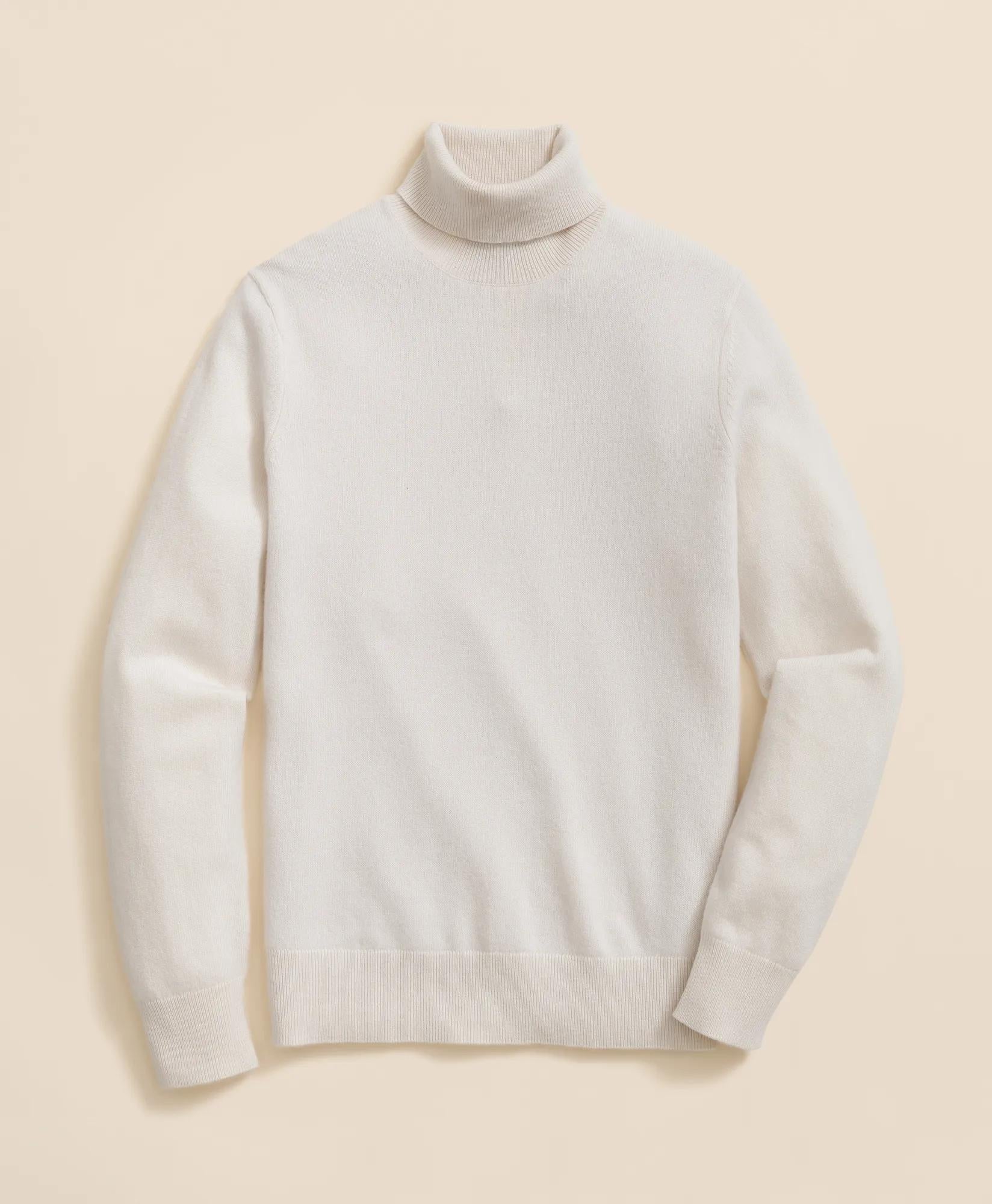 3-Ply Cashmere Turtleneck Sweater | Brooks Brothers for sale