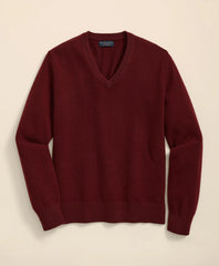 3-Ply Cashmere V-Neck Sweater | Brooks Brothers online