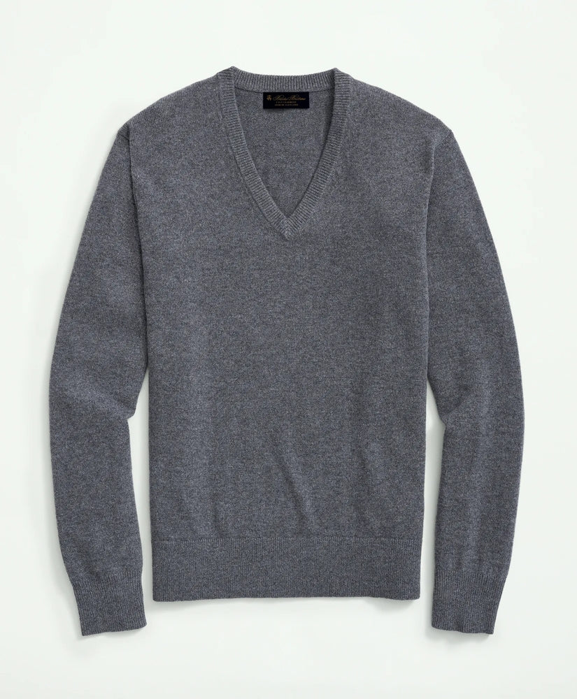 3-Ply Cashmere V-Neck Sweater | Brooks Brothers online