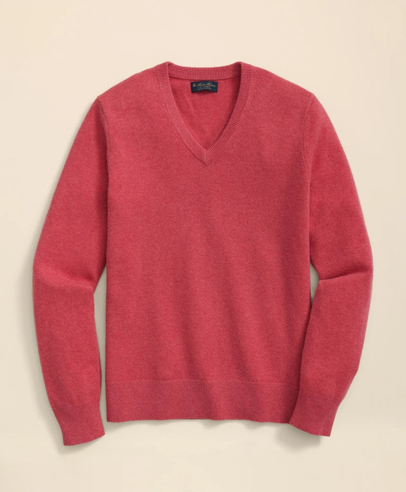 3-Ply Cashmere V-Neck Sweater | Brooks Brothers online
