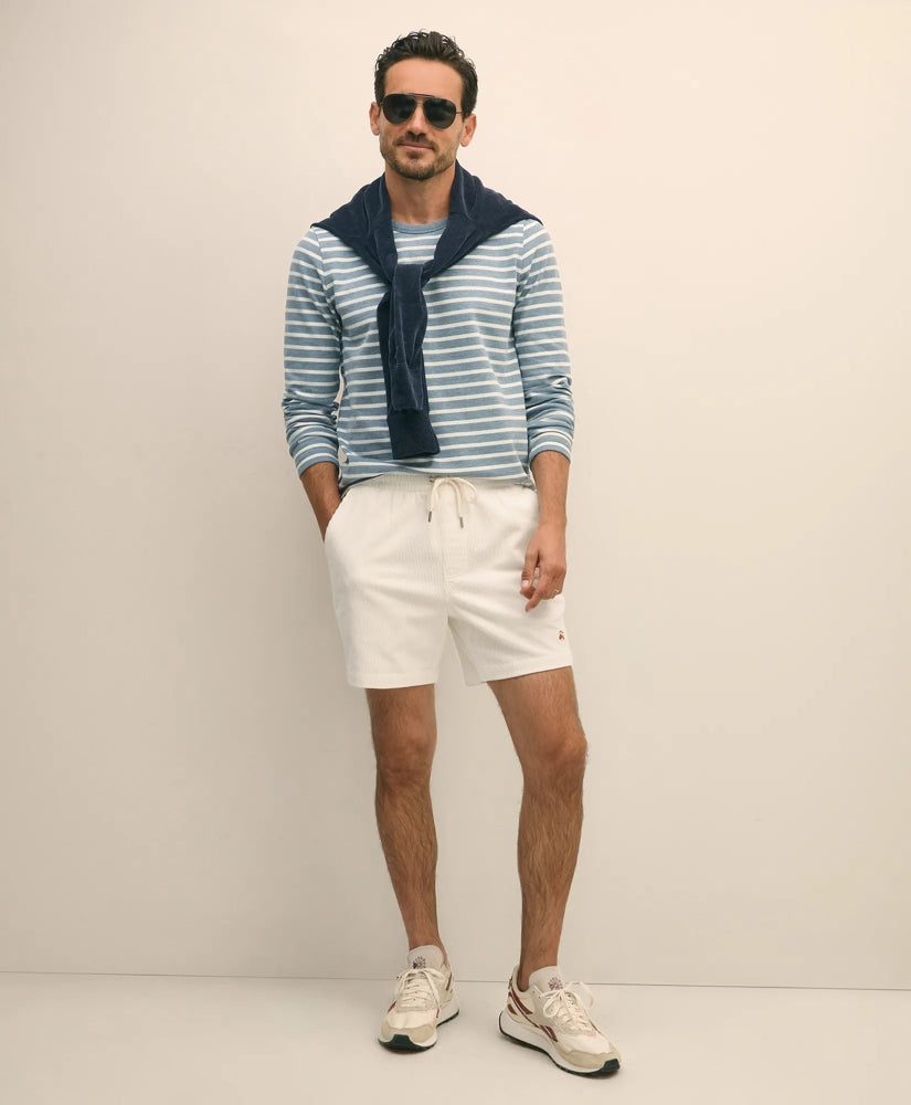 6" Friday Shorts in 8-Wale Cotton Corduroy | Brooks Brothers online shop