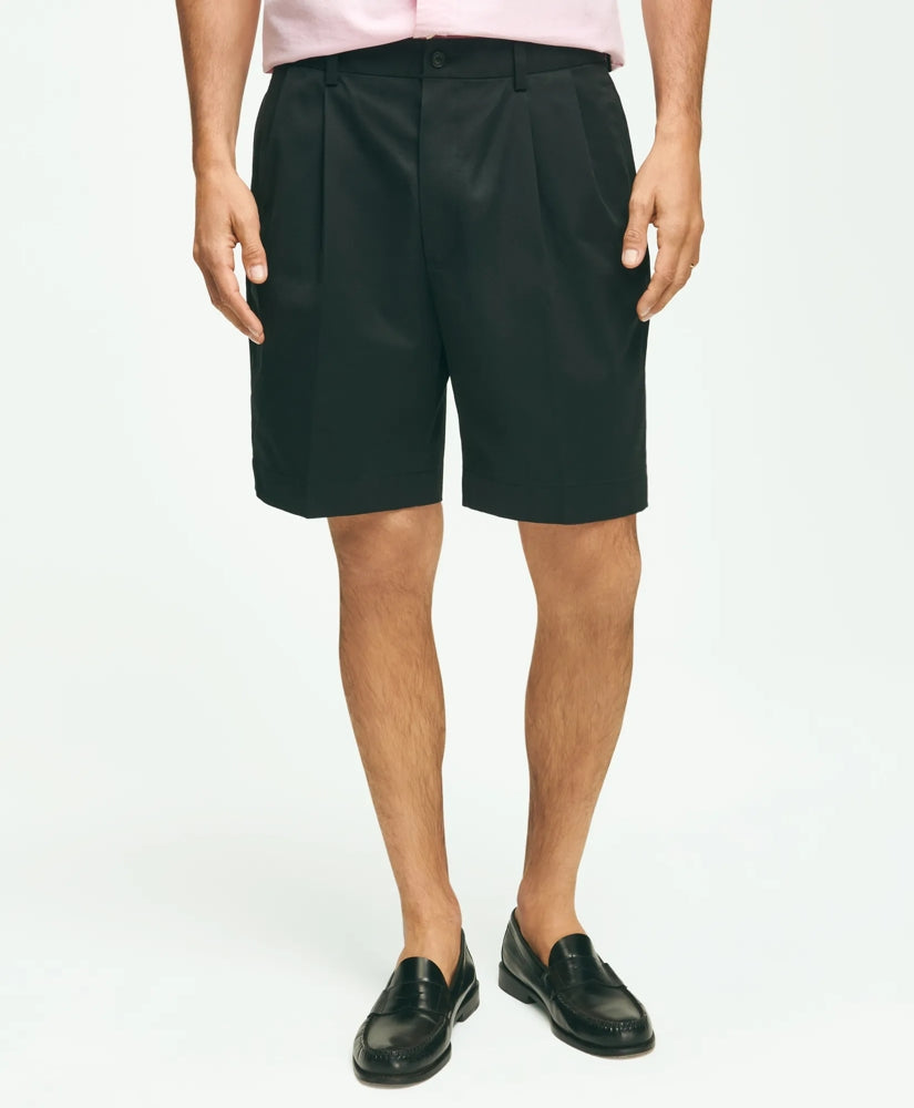 8" Pleat Front Stretch Advantage Chino® Shorts | Brooks Brothers cheap