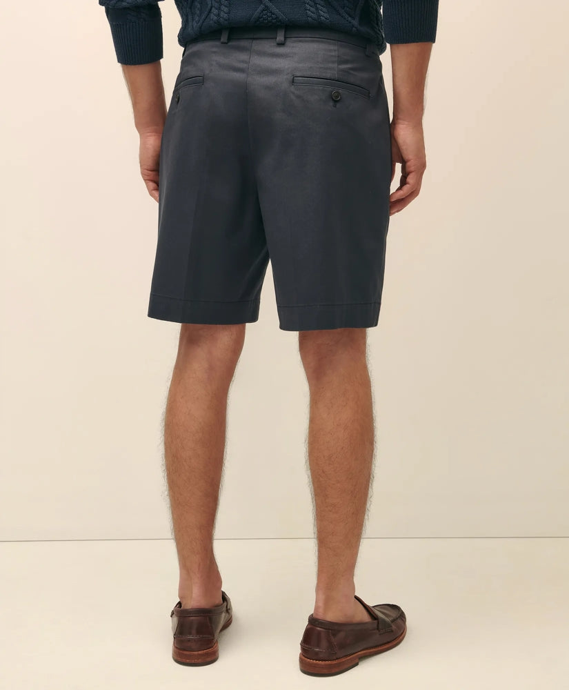 8" Pleat Front Stretch Advantage Chino® Shorts | Brooks Brothers cheap
