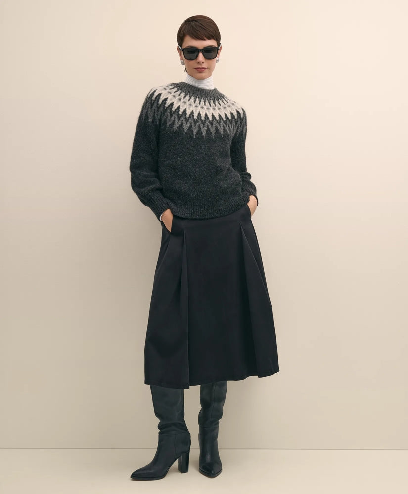 Alpaca-Wool Blend Fair Isle Sweater | Brooks Brothers for sale