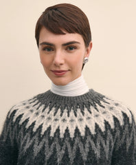 Alpaca-Wool Blend Fair Isle Sweater | Brooks Brothers for sale