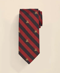 BB#4 Fleece Rep Tie | Brooks Brothers online shop
