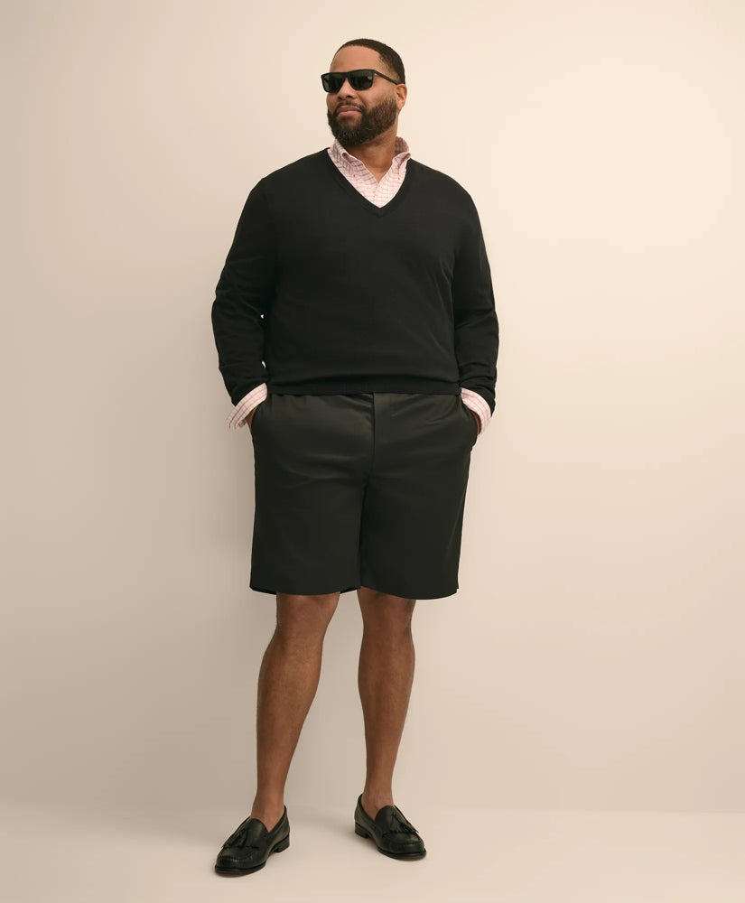 Big & Tall 10" Flat Front Stretch Advantage Chino® Shorts | Brooks Brothers on sale